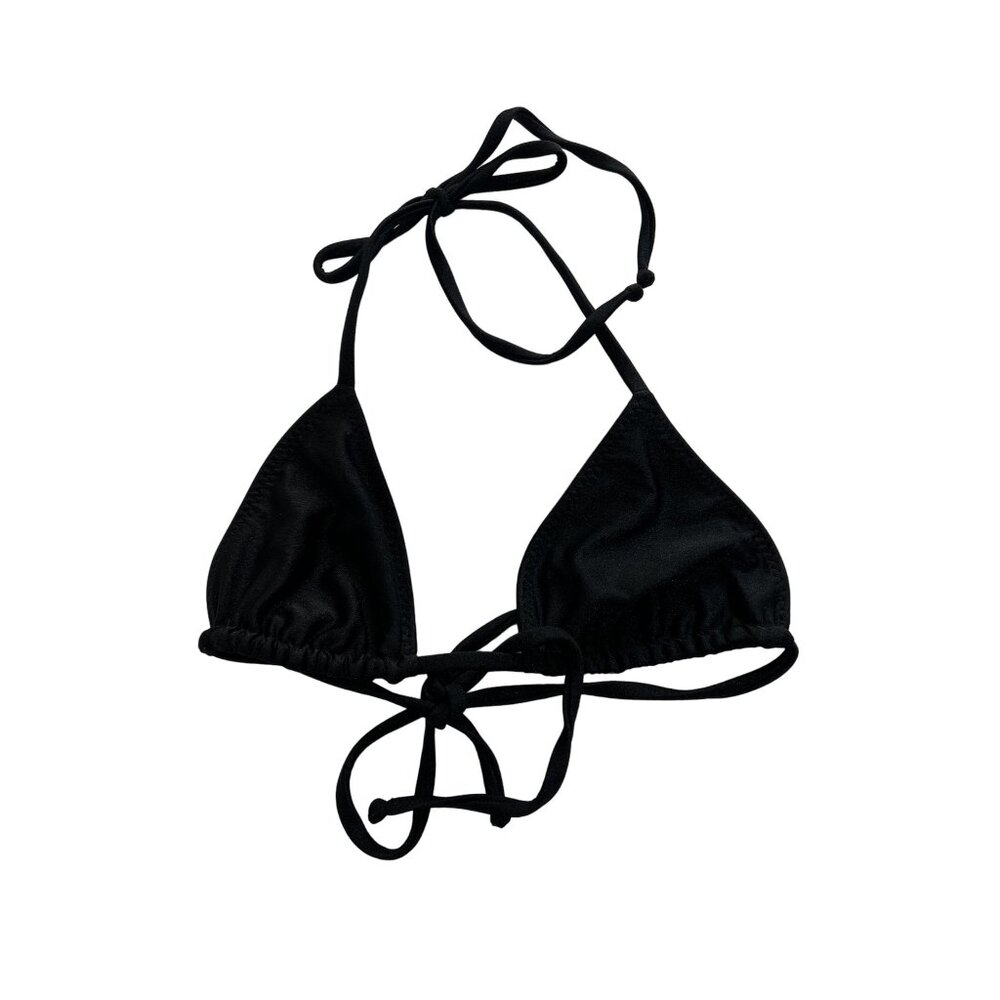 Same Triangle Bikini Top In Black - image 1